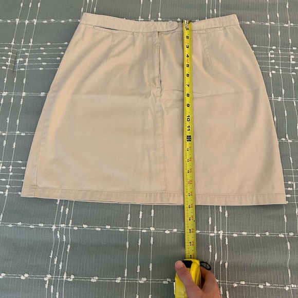 Limited chinos Classic khaki Women's Skirt size 12 - Picture 3 of 8